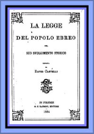 [Gutenberg 47046] • La legge del popolo Ebreo